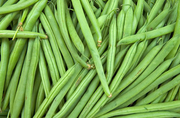 Fresh French Green Beans In Market