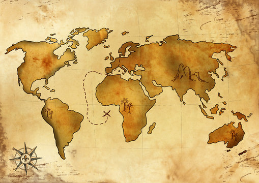 Weltschatzkarte 2