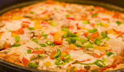 Hot Vegetable Pizza