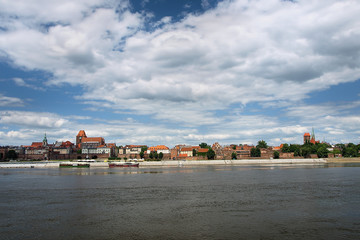 Panorama of Torun, Poland.