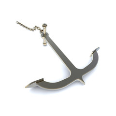 Anchor with chain (XXL)
