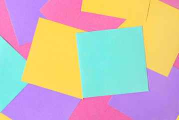 Background from colored blank notes