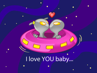 Fototapeta premium alien love