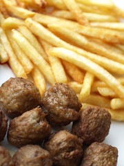 Meat balls - closeup.