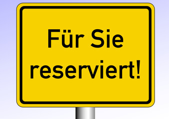 Reserviert!