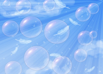 soap bubbles