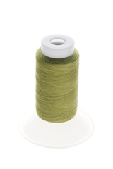 Thread on white macro