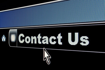 Internet Contact Us Concept
