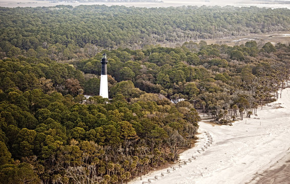 aerial lighthouse hdr