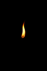 single flame