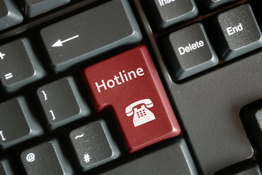 "Hotline" key on keyboard