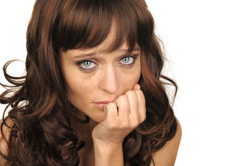 Fototapeta premium Sad Woman