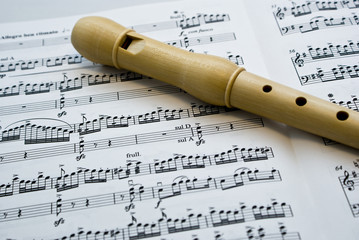 Fototapeta premium Flute and score