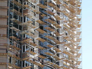 Building skyscraper structure city scene