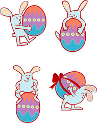 easter rabbits