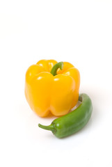 Bell Pepper and Anaheim Pepper