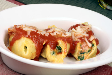 italian pasta shell rolls