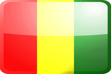 Flag of Guinea button
