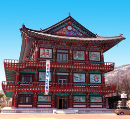 Fototapeta premium Tempelanlage in Korea