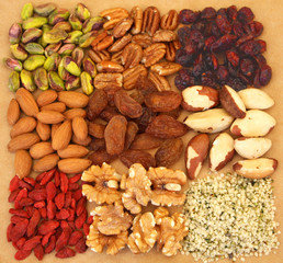 dried fruits and nuts