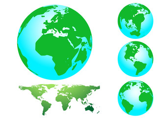 Global set with map series