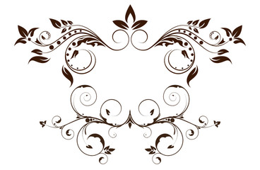 Vintage frame for text