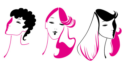 sketch beautiful girls