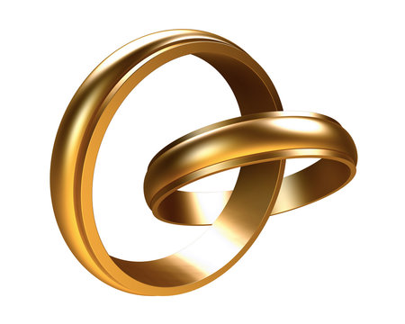 Two gold rings