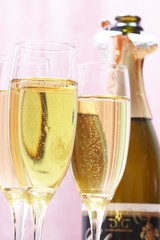Champagne and glass
