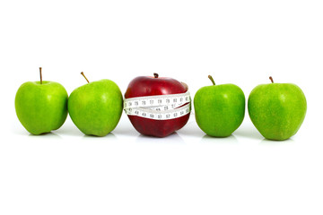 apples measured  the meter, sports apples