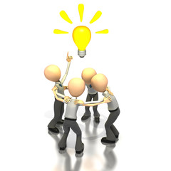 Business Group Brainstorming Ideas