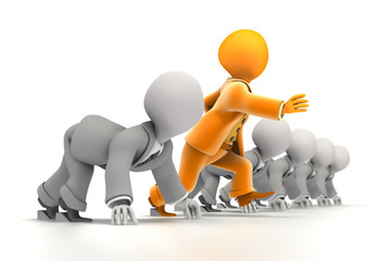 Business Figure Race Ahead of Competition
