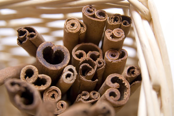 Obraz na płótnie Canvas cinnamon sticks
