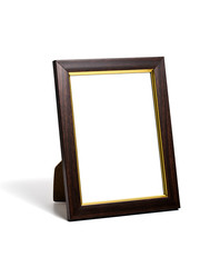 wooden desktop picture frame