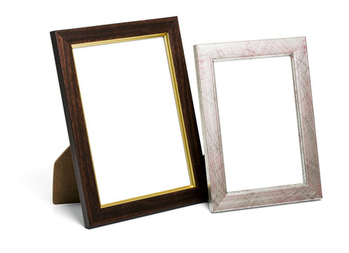 two desktop picture frames