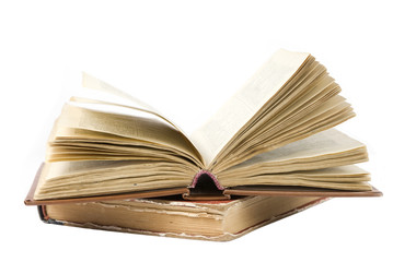 Pages of a book close-up