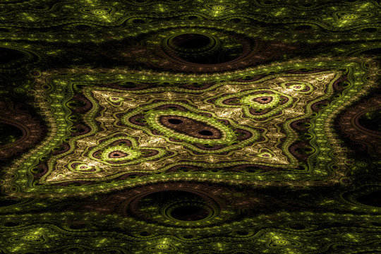 Fraktaler Perserteppich