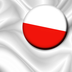 Bandiera Spilla Polonia-Poland Badge Flag-Drapeau Pologne