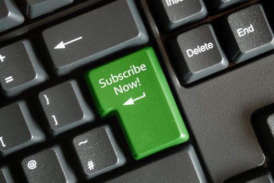 "Subscribe Now!" key on keyboard