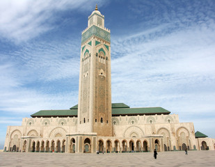 Fototapeta na wymiar Meczet Hassana II w Casablance, Maroko 1