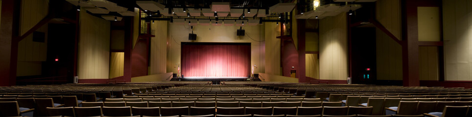Panorama van het auditorium