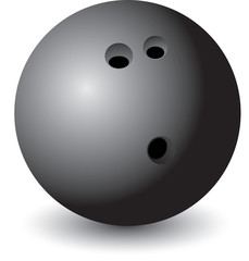 Isolated Bowling ball