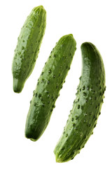 Three cucumbers