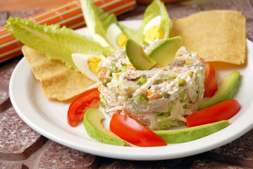 Ensalada de atún. Veracruz, México.