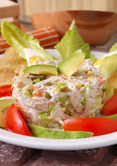 Ensalada de atún. Veracruz, México.