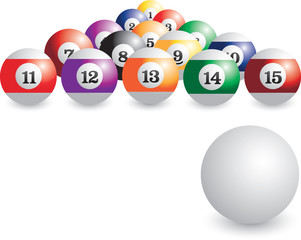 Isolated billiard balls