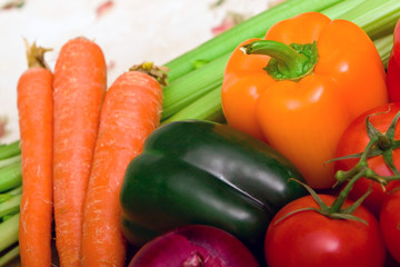 Colorful fresh vegetables