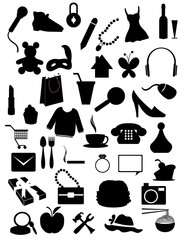 silhouettes items