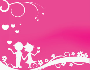 Plakat valentine background