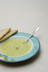 blumenkohl broccoli creme suppe